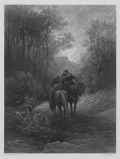 Het Afscheid door Gustave after Dore